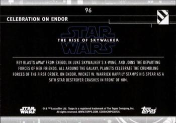 2020 Topps Star Wars: The Rise of Skywalker Series 2  #96 Celebration on Endor Back