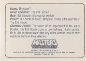1986 Mattel Masters of the Universe #NNO Dragstor Back