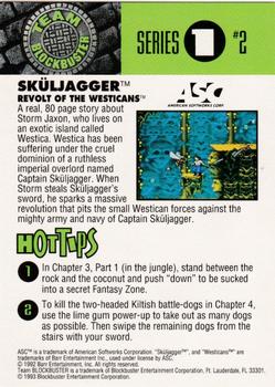 1993 Blockbuster Video Game Cards #2 Skuljagger Back