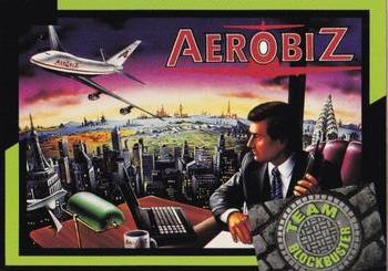 1993 Blockbuster Video Game Cards #12 Aerobiz Front