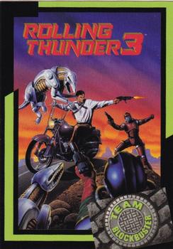 1993 Blockbuster Video Game Cards #14 Rolling Thunder 3 Front