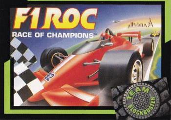 1993 Blockbuster Video Game Cards #15 F1 ROC Front