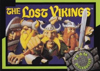 1993 Blockbuster Video Game Cards #25 The Lost Vikings Front