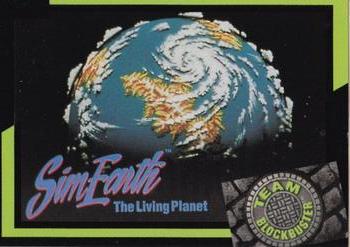 1993 Blockbuster Video Game Cards #30 Sim Earth Front