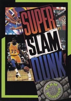 1993 Blockbuster Video Game Cards #34 Super Slam Dunk Front