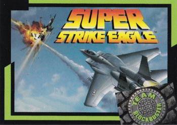1993 Blockbuster Video Game Cards #36 Super Strike Eagle Front