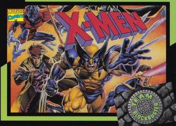 1993 Blockbuster Video Game Cards #48 X-Men Front