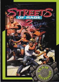 1993 Blockbuster Video Game Cards #49 Streets Of Rage Front