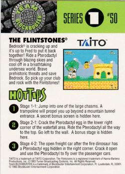 1993 Blockbuster Video Game Cards #50 The Flintstones Back