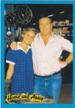 1987 Topps Home and Away #8 Justine Clarke / Ray Meagher Front