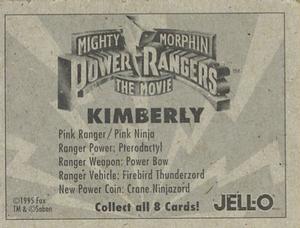 1995 Jell-O Mighty Morphin Power Rangers: The Movie #NNO Pink Ranger Kimberly Back