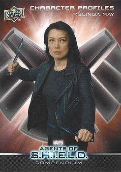2019 Upper Deck Marvel Agents of S.H.I.E.L.D. Compendium - Character Profiles #CB-2 Melinda May Front