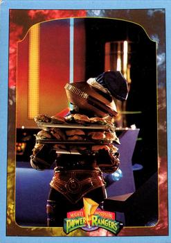 1994 Collect-A-Card Mighty Morphin Power Rangers Series 2 Retail - Blue Border #129 Lunchtime Front