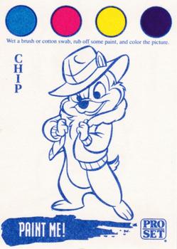 1992 Pro Set Disney Afternoon #8 Chip / Dale Front