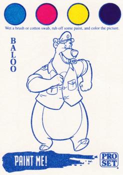 1992 Pro Set Disney Afternoon #9 Baloo / Kit Cloudkicker Front