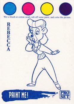 1992 Pro Set Disney Afternoon #10 Rebecca / Molly Front