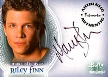 2005 Inkworks Buffy Men of Sunnydale - Autographs #A-2 Marc Blucas Front