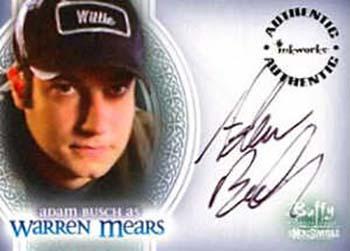 2005 Inkworks Buffy Men of Sunnydale - Autographs #A-8 Adam Busch Front