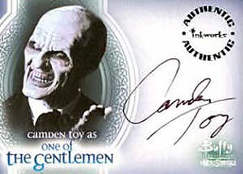 2005 Inkworks Buffy Men of Sunnydale - Autographs #A-10 Camden Toy Front
