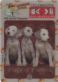 1996 Cookie Crisp 101 Dalmations #5 Puppy Power Front