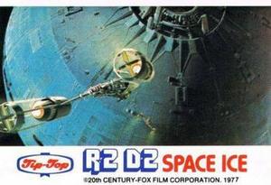 1977 Tip Top Star Wars Stickers #NNO Death Star Front