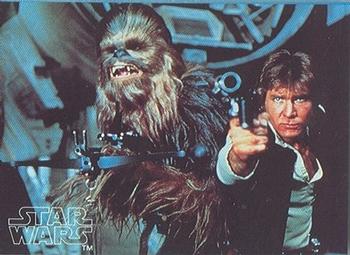 1977 Yamakatsu Star Wars #NNO HAN AND CHEWIE SHOOT IT OUT Front