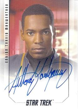2019 Rittenhouse Star Trek Inflexions Starfleet's Finest - Bridge Crew 50th Anniversary Autographs #NNO Anthony Montgomery Front