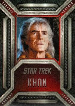 2019 Rittenhouse Star Trek Inflexions Starfleet's Finest - Laser Cut Villains #PC01 Khan Front