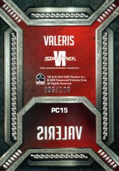2019 Rittenhouse Star Trek Inflexions Starfleet's Finest - Laser Cut Villains #PC15 Lt. Valeris Back