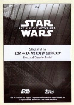 2019 Topps Star Wars: The Rise of Skywalker - Illustrated Characters #IC-4 Finn Back