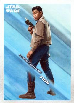 2019 Topps Star Wars: The Rise of Skywalker - Illustrated Characters #IC-4 Finn Front