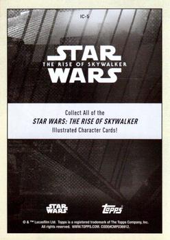 2019 Topps Star Wars: The Rise of Skywalker - Illustrated Characters #IC-5 Lando Calrissian Back