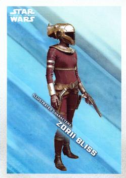 2019 Topps Star Wars: The Rise of Skywalker - Illustrated Characters #IC-11 Zorii Bliss Front
