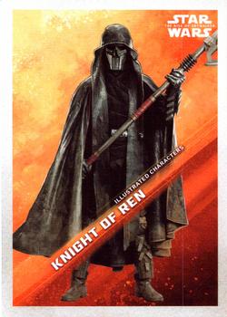 2019 Topps Star Wars: The Rise of Skywalker - Illustrated Characters #IC-16 Knight of Ren Front