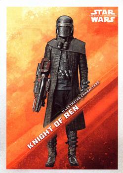2019 Topps Star Wars: The Rise of Skywalker - Illustrated Characters #IC-17 Knight of Ren Front