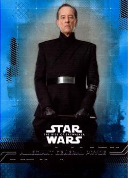 2019 Topps Star Wars: The Rise of Skywalker - Blue #39 Allegiant General Pryde Front