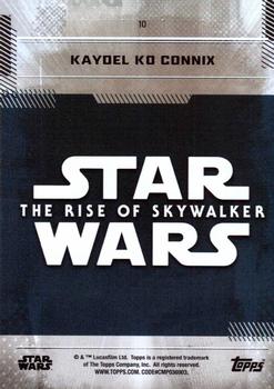 2019 Topps Star Wars: The Rise of Skywalker - Green #10 Kaydel Ko Connix Back