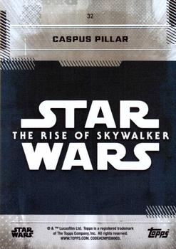 2019 Topps Star Wars: The Rise of Skywalker - Green #32 Caspus Pillar Back