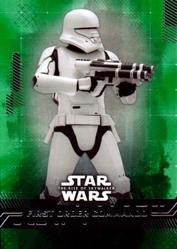 2019 Topps Star Wars: The Rise of Skywalker - Green #36 First Order Commando Front