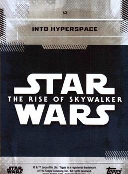 2019 Topps Star Wars: The Rise of Skywalker - Green #63 Into Hyperspace Back