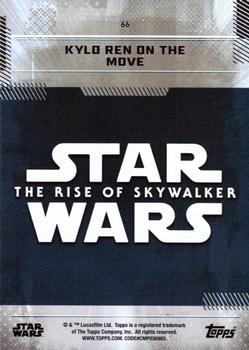 2019 Topps Star Wars: The Rise of Skywalker - Green #66 Kylo Ren on the Move Back