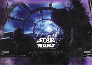 2019 Topps Star Wars: The Rise of Skywalker - Purple #63 Into Hyperspace Front