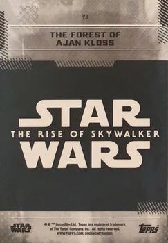 2019 Topps Star Wars: The Rise of Skywalker - Purple #93 The Forest of Ajan Kloss Back