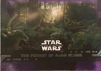 2019 Topps Star Wars: The Rise of Skywalker - Purple #93 The Forest of Ajan Kloss Front