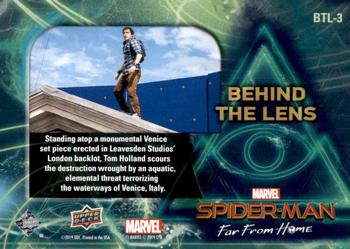 2019 Upper Deck Marvel Spider-Man Far From Home - Behind The Lens #BTL-3 Blue Screen Back