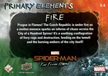 2019 Upper Deck Marvel Spider-Man Far From Home - Primary Elements #E-4 Fire Back