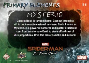 2019 Upper Deck Marvel Spider-Man Far From Home - Primary Elements #E-5 Mysterio Back
