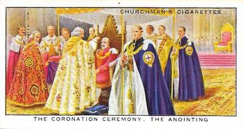 1937 Churchman's The King’s Coronation #17 The Coronation Ceremony: The Anointing Front