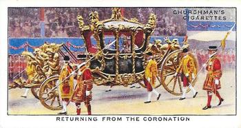 1937 Churchman's The King’s Coronation #20 Returning from the Coronation Front