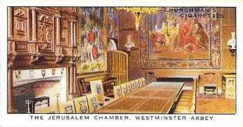 1937 Churchman's The King’s Coronation #23 The Jerusalem Chamber, Westminster Abbey Front